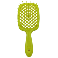 Гребінець для волосся неоновий зелений Janeke 1830 Superbrush The Original Italian 1 шт - фото №1