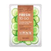 Маска тканинна для обличчя з огірком Tony Moly  Fresh To Go Pinea Cucumber Mask Sheet  - фото №1