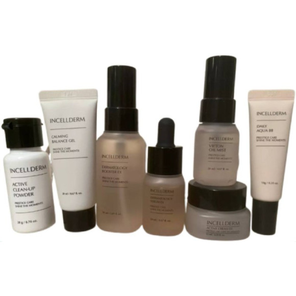 Набір по догляду за шкірою в косметичці Incellderm special travel Kit - фото №1