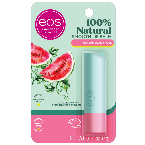 Бальзам для губ  кавун EOS Super Soft Shea Lip Balm watermelon frose - фото №1