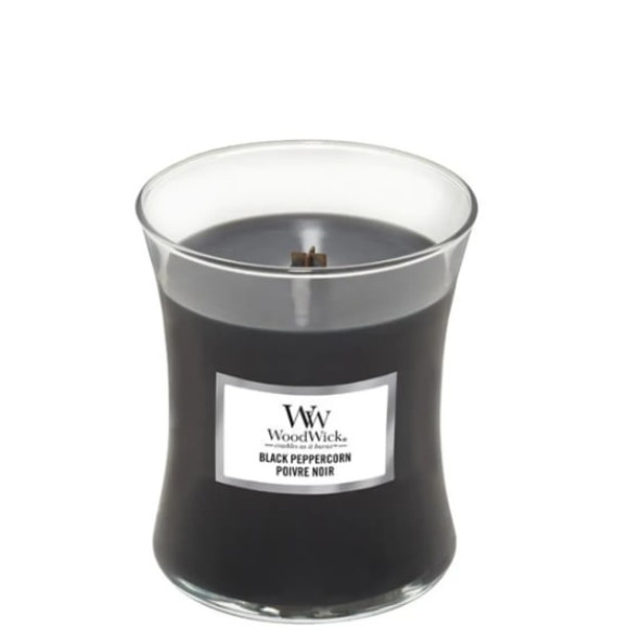 Ароматична свічка з ароматом пряного перцю Woodwick Mini Black Peppercorn - фото №1