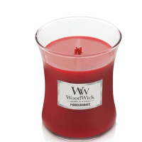 Ароматична свічка з ароматом гранату та смородини Woodwick Mini Pomegranate - фото №1