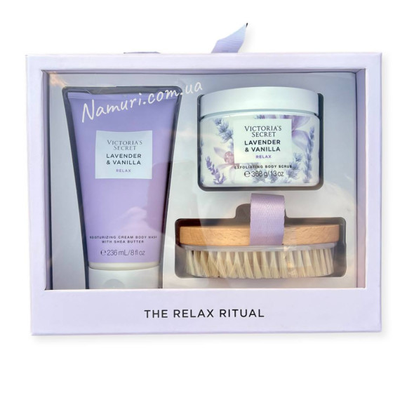 Подарунковий набір для тіла  Victoria Secret relax lavender & vanilla - фото №1