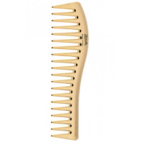 Золотий гребінець для волосся Janeke Gold Wavy Comb - фото №1