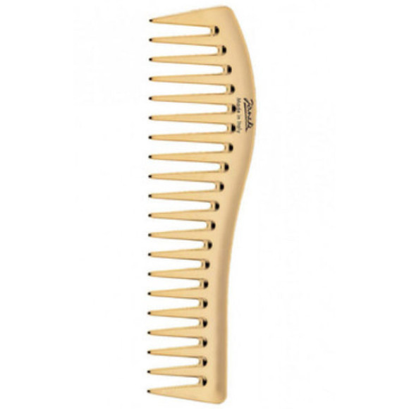 Золотий гребінець для волосся Janeke Gold Wavy Comb - фото №1