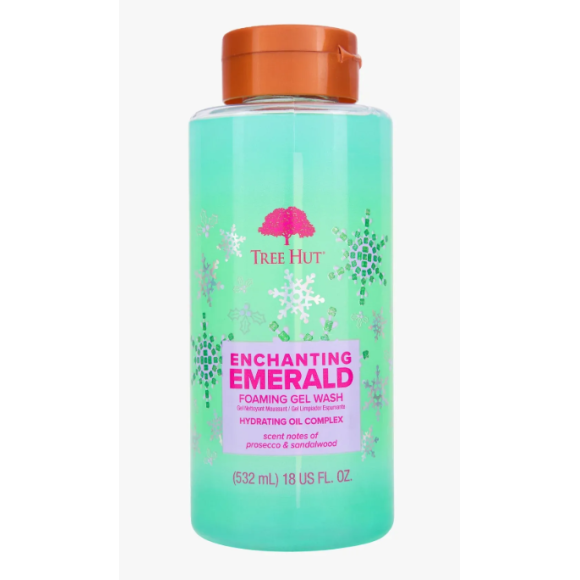 Гель для душу Tree Hut Enchanting Emerald Foaming Gel Wash 532 мл - фото №1
