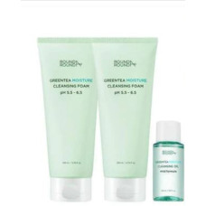 Набор зволожуючих очисних пінкок із зеленим чаєм Round A'Round Green Tea Moisture Cleansing Foam Set - фото №1