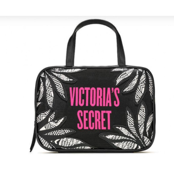 Кейс для косметики Victoria's Secret Leaf & Logo Hanging Travel Case  1 шт - фото №1