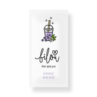 Сіль для ванни «дика чорниця з відтінком ванілі» Bilou Bath Salts Jelly Bubble - фото №1