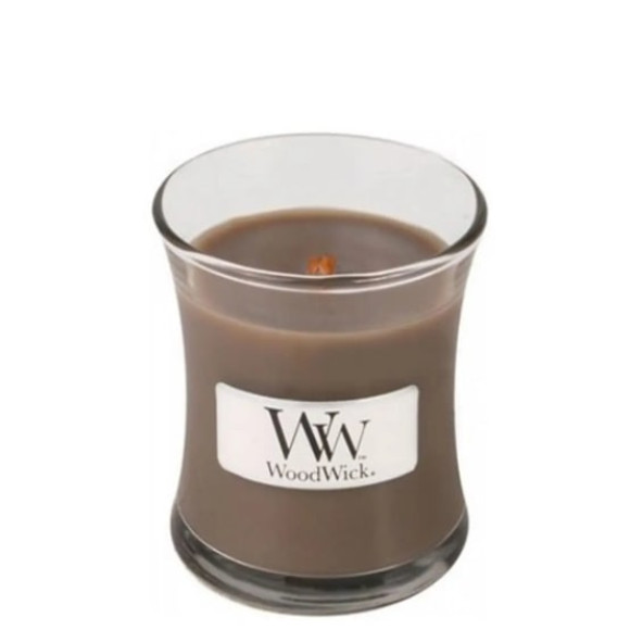 Ароматична свічка з ароматом деревини і піску Woodwick Mini Sand & Driftwood - фото №1