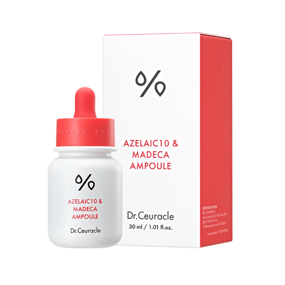 Сироватка з азелаїновою кислотою 10% та мадекасосидом Dr. Ceuracle Azelaic 10 & Madeca Ampoule 30 мл - фото №1