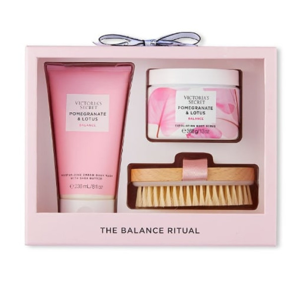 Подарунковий набір для тіла Victoria's Secret balance "pomegranate & lotus" - фото №1