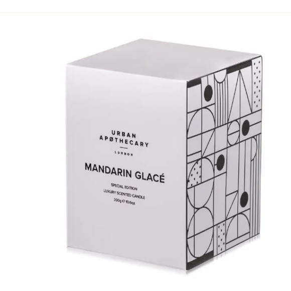 Ароматична свічка із цитрусовим ароматом Urban apothecary Mandarin Glace 300 г - фото №1