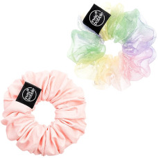 Резинка-браслет для волосся Invisibobble  Sprunchie Duo Retro Dreamin Hue-Man Love - фото №1