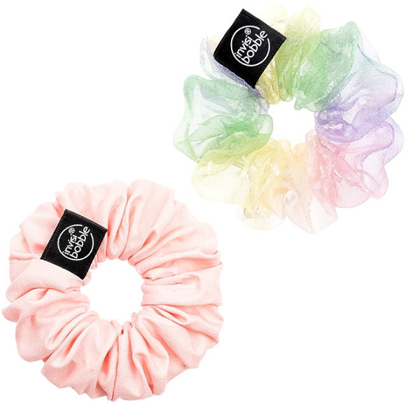 Резинка-браслет для волосся Invisibobble  Sprunchie Duo Retro Dreamin Hue-Man Love - фото №1