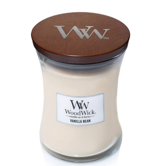 Ароматична свічка з ароматом чистої ванілі Woodwick Mini Vanilla Bean 85 г - фото №1