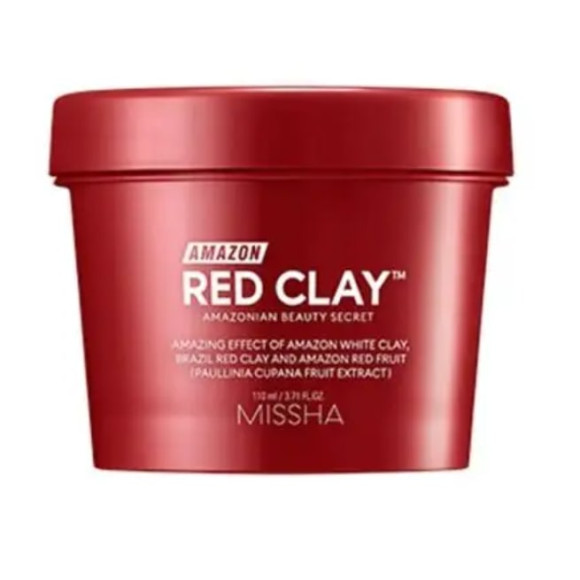 Маска із червоної глини Missha Amazon Red Clay Pore Mask - фото №1