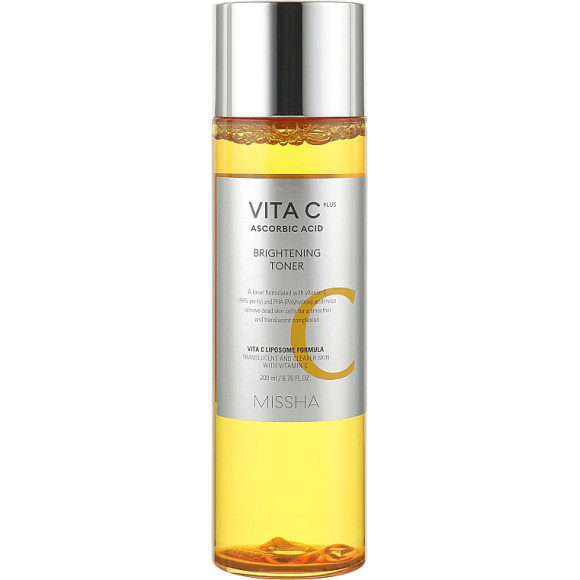Освітлюючий тонер із вітаміном С Missha Vita C Plus Brightening Toner - фото №1