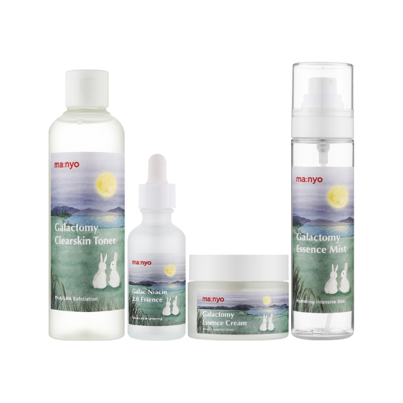 Набір засобів з галактомісісом і ніацинамідом Manyo Galac Brightening Set (Chabi Edition)  - фото №1