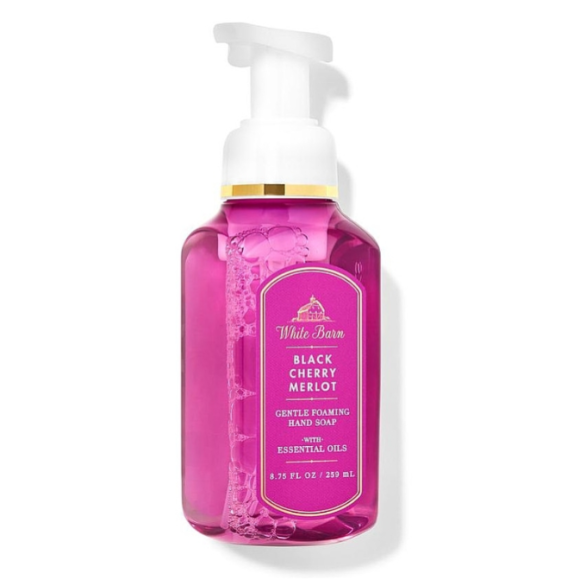 Рідке мило-пінка для рук Bath and Body Works  Black Cherry Merlot Hand Soap 259 мл - фото №1