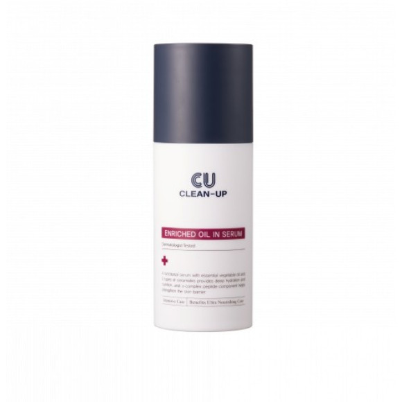Збагачена масляна сироватка з пептидами та церамідами CU SKIN CLEAN-UP ENRICHED OIL IN SERUM 30 мл - фото №1