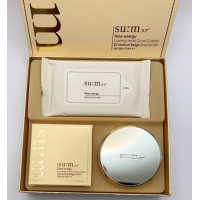 Кушон Su:m37 Time Energy Dazzling Metal Cover Cushion SPF 50 01 Light beige - фото №1