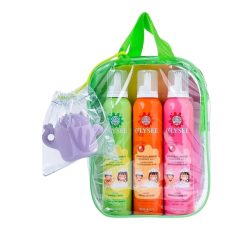 Набір дитячих пінок для купання 3 в 1 + іграшка Olysee Whipped Shower Foam Set - фото №1