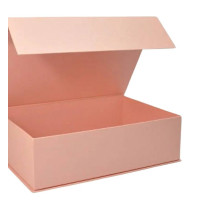 Коробка з відкидною кришкою на магнітах box magnet pink - фото №1