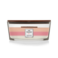 Ароматична свічка з тришаровим ароматом Woodwick Ellipse Trilogy Blooming  Orchard 453 г - фото №1