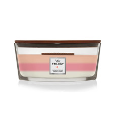 Ароматична свічка з тришаровим ароматом Woodwick Ellipse Trilogy Blooming  Orchard 453 г - фото №1