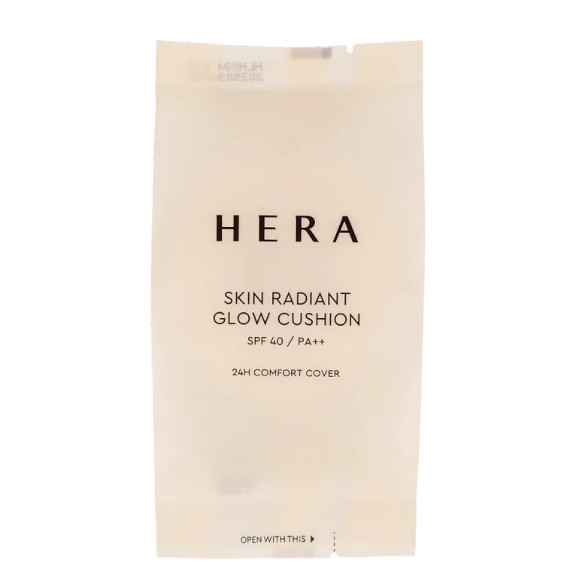 Люкс кушон з сяючим фінішем Hera Skin Radiant Glow Cushion SPF40/PA++ 21N1 5 г - фото №1