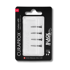 Набір міжзубних йоржиків Curaprox Black is White refill CPS Carbon S - фото №1