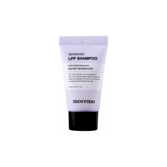 Шампунь для пошкодженого волосся MOREMO Advanced LPP Shampoo High Performance Salon Technology 20 мл - фото №1