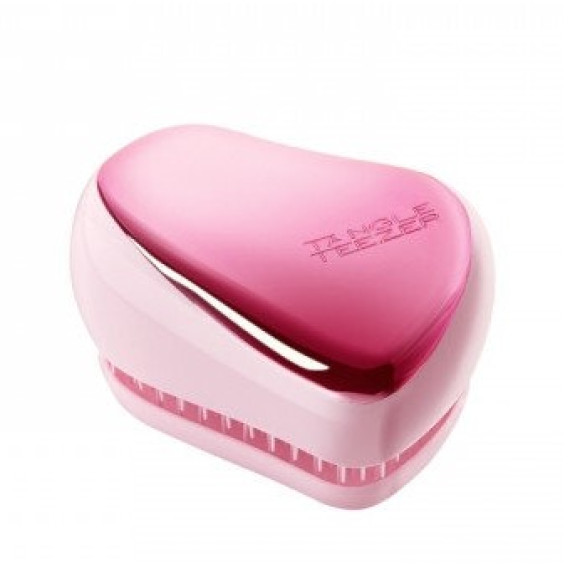 Гребінець Tangle Teezer Compact Styler Baby Doll Pink Chrome - фото №1