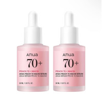 Набір з 2 -х освітлюючих сироваток з екстрактомом персика 70% Anua Peach 70% Niacinamide Serum set - фото №1