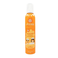 Детская крем-пенка для купания 3 в 1 с ароматом персика и абрикоса Olysee Whipped Shower Foam "Peach & Apricot" 250 мл - фото №1