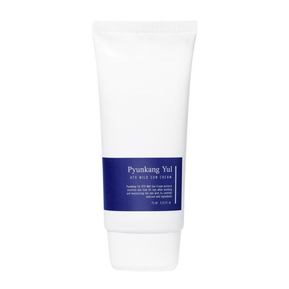 Гипоаллергенный солнцезащитный крем Pyunkang Yul ATO Mild Sun Cream SPF45/PA+++ 75 мл - фото №1