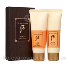 Набор люкс двухэтапного очищения кожи The History of Whoo Gongjinhyang Cleanser Special Duo Kit 40 мл + 40 мл - фото №1