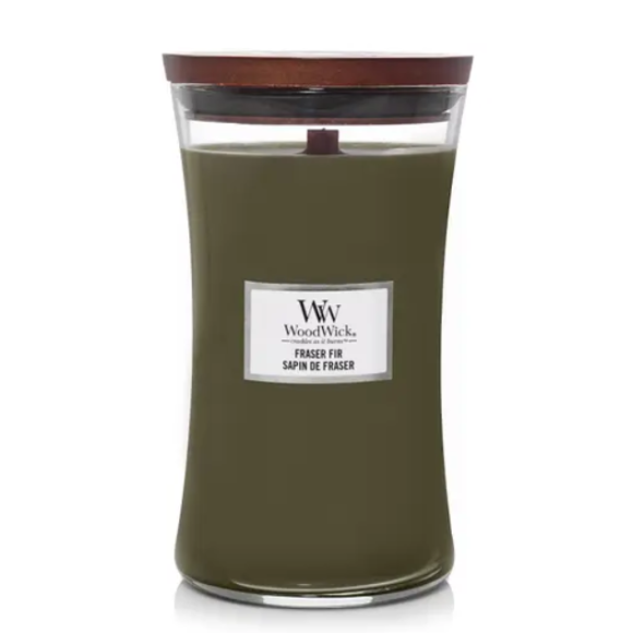 Ароматическая свеча с ароматом свежесрезанной ели Woodwick  Large Frasier Fir 609 г - фото №1
