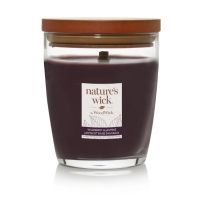 Ароматична свічка з ароматом диких ягід та жасмину Woodwick Nature’s Wick Wildberry & Jasmine 284 г - фото №1
