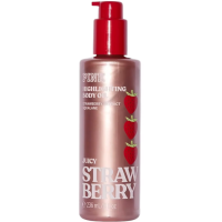 Сяючий бронзатор-олійка для тіла Pink Juicy Strawberry Highlighting body oil 236 мл - фото №1