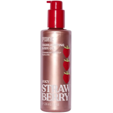 Сяючий бронзатор-олійка для тіла Pink Juicy Strawberry Highlighting body oil 236 мл - фото №1