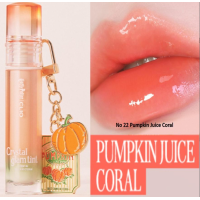 Сияющий тинт для губ в лимитированном наборе Clio Crystal Glam Tint 22 Pumpkin Juice Corall Limited Edition Harry Potter - фото №1