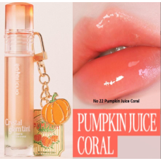 Сяючий тінт для губ в лімітованому наборі Clio Crystal Glam Tint 22 Pumpkin Juice Corall Limited Edition Harry Potter - фото №1