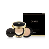 Набір зволожуючого люксового кушону з запасним блоком O Hui Ultimate Cover Cushion Moisture Set 01 SPF50+/PA+++ 15+15 мл - фото №1
