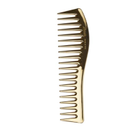 Золотий гребінець для волосся  Janeke Gold Wavy Comb - фото №1