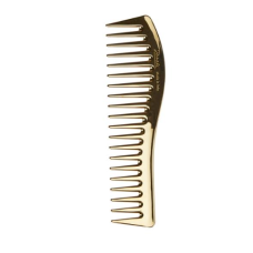 Золотий гребінець для волосся  Janeke Gold Wavy Comb - фото №1