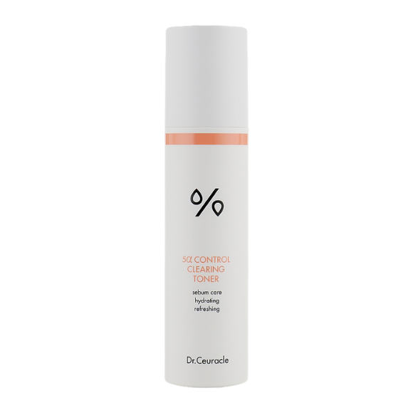 Себорегулюючий тонер для обличчя “5-альфа контроль”  Dr. Ceuracle 5α Control Clearing Toner 120 мл - фото №1