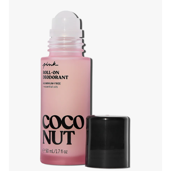 Дезодорант кульковий з ароматом кокосу Victoria’s Secret PINK Roll-on deodorant Coconut 50 мл - фото №1