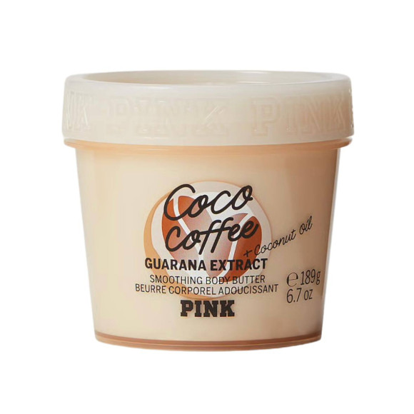 Крем-баттер  для тіла Victoria's Secret Pink Body Butter Coco Coffee 189 г - фото №1